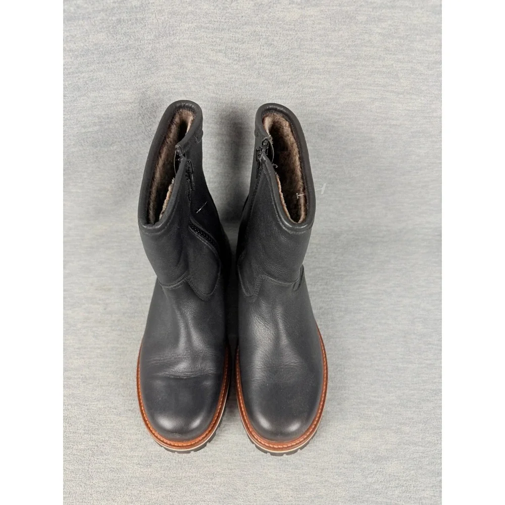 Samuel Hubbard Snow Lodge Aspen Gore-Tex Boots Mens 8 M Black Leather Waterproof